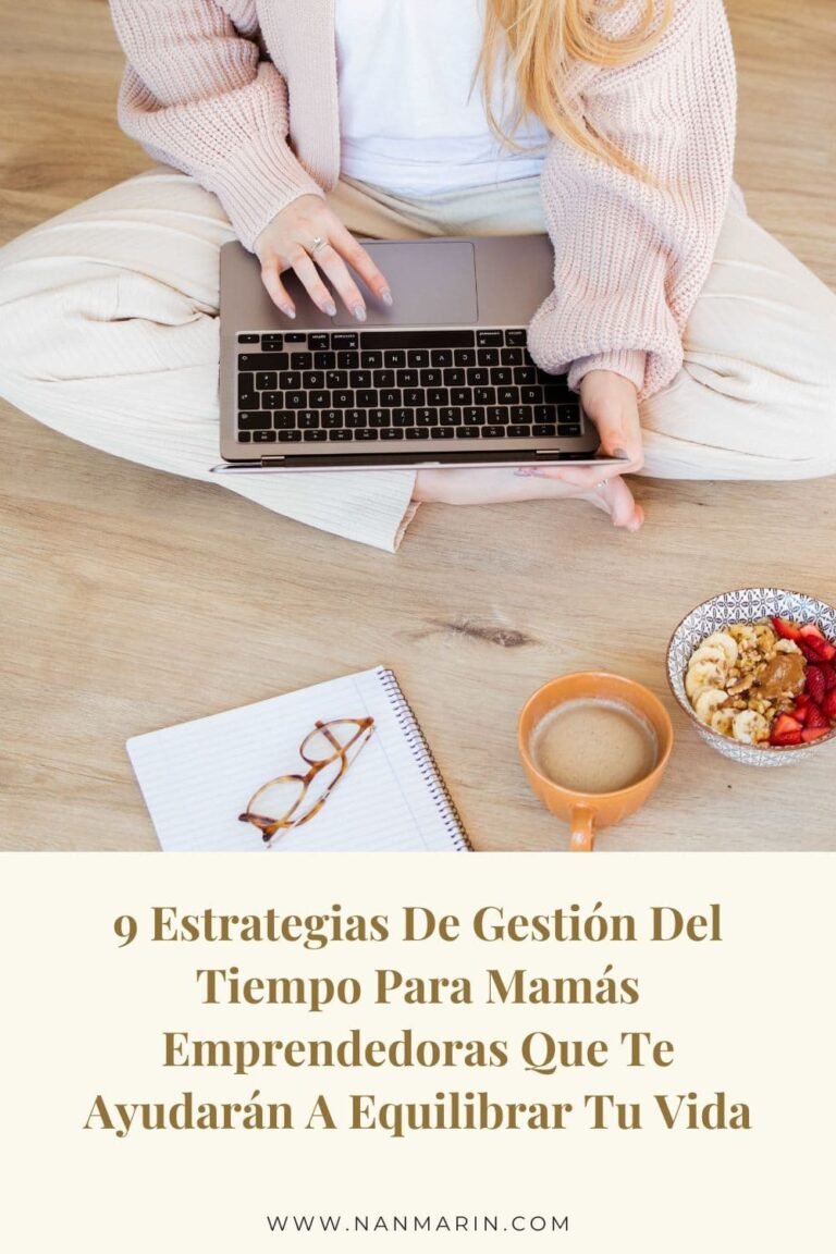 Estrategias de gestion del tiempo para mamas emprendedoras