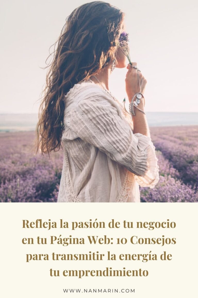 Refleja la pasión de tu negocio en tu Página Web